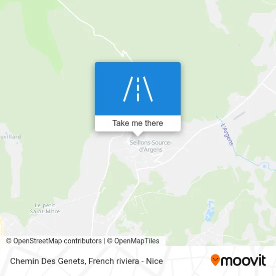 Chemin Des Genets map