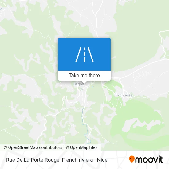 Rue De La Porte Rouge map