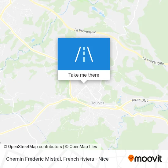 Chemin Frederic Mistral map