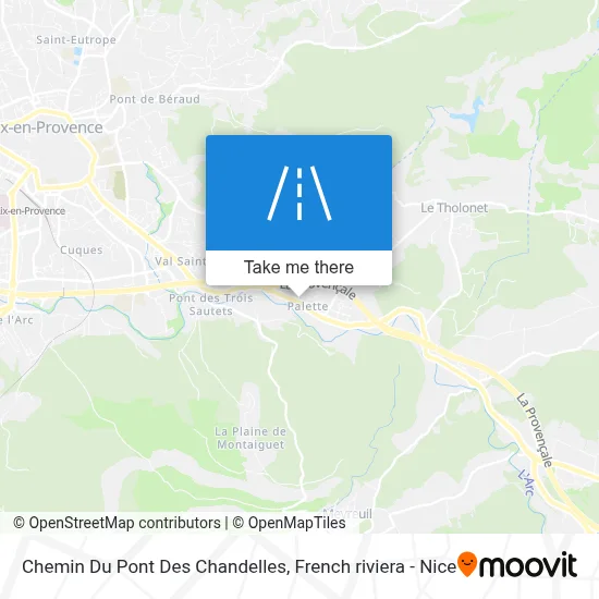 Chemin Du Pont Des Chandelles map