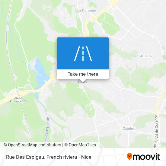 Rue Des Espigau map