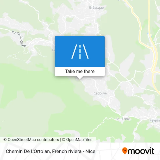 Chemin De L'Ortolan map
