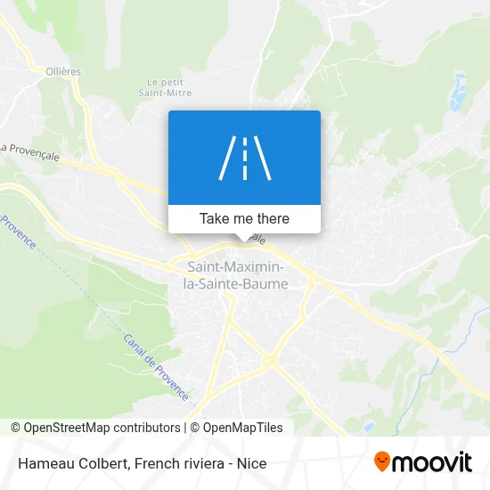 Hameau Colbert map