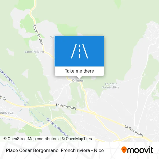 Place Cesar Borgomano map