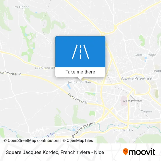 Square Jacques Kordec map