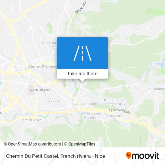 Chemin Du Petit Castel map