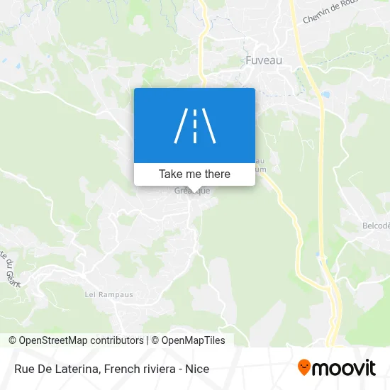 Mapa Rue De Laterina