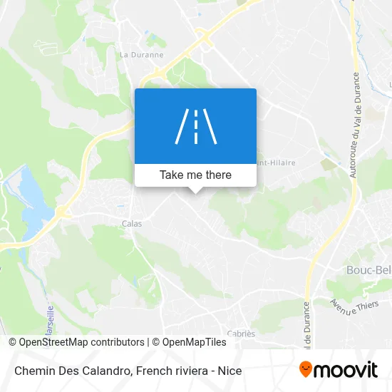 Chemin Des Calandro map