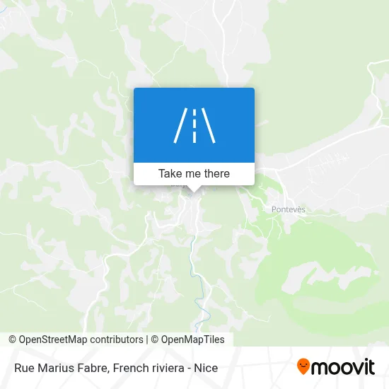 Mapa Rue Marius Fabre