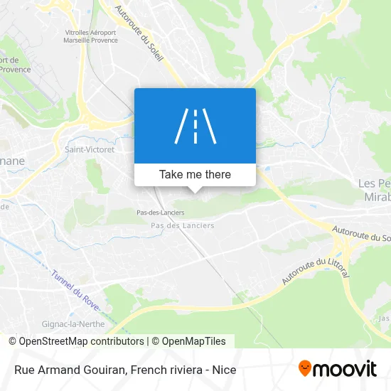 Rue Armand Gouiran map