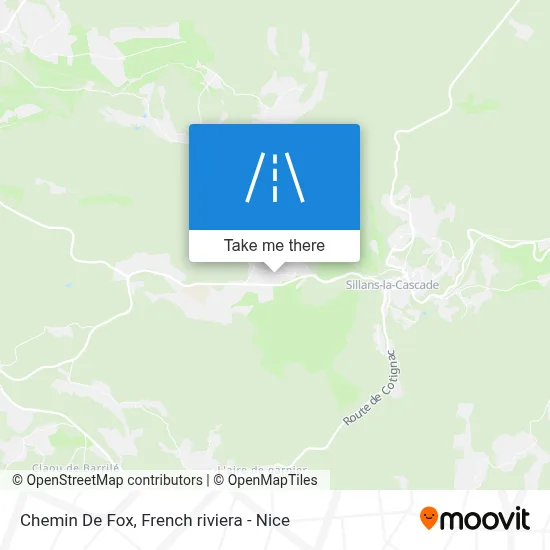 Chemin De Fox map