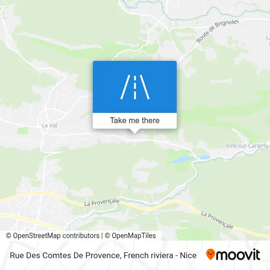 Rue Des Comtes De Provence map