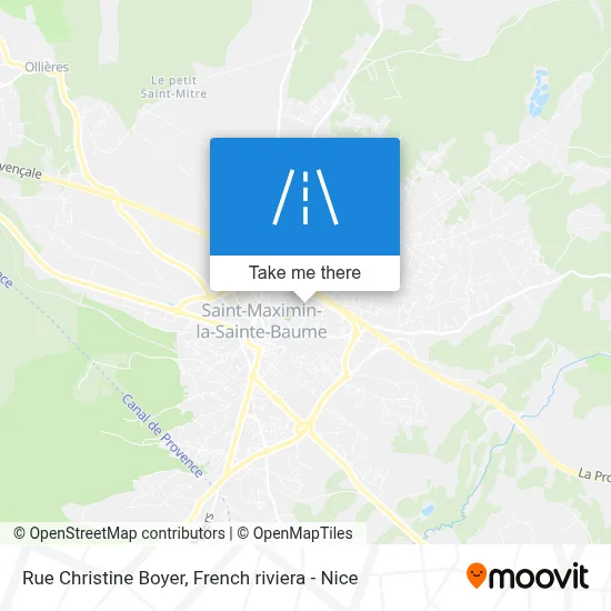 Mapa Rue Christine Boyer