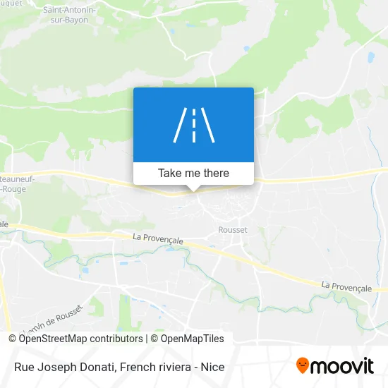 Rue Joseph Donati map