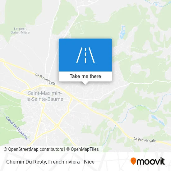 Chemin Du Resty map