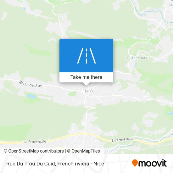 Rue Du Trou Du Cuid map