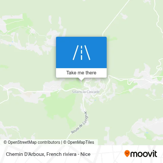 Chemin D'Arboux map