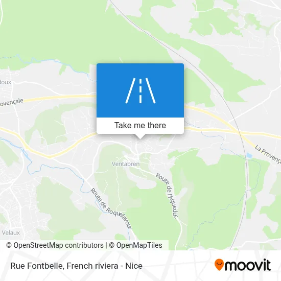 Mapa Rue Fontbelle