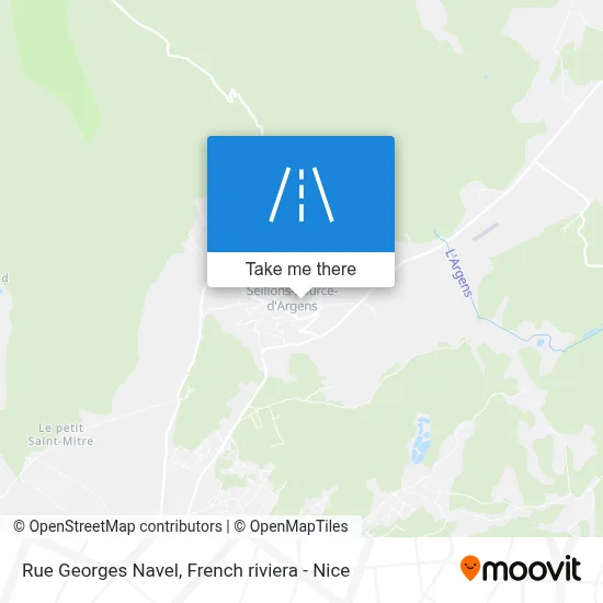 Mapa Rue Georges Navel