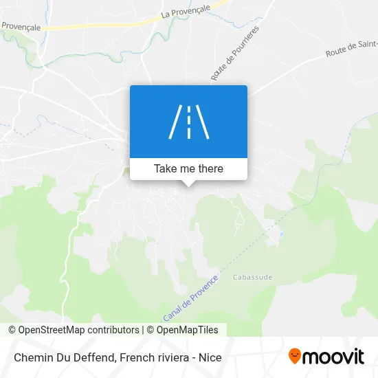 Chemin Du Deffend map