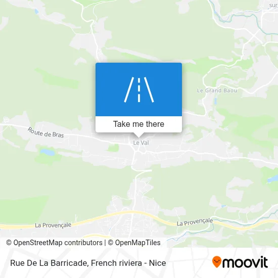 Rue De La Barricade map