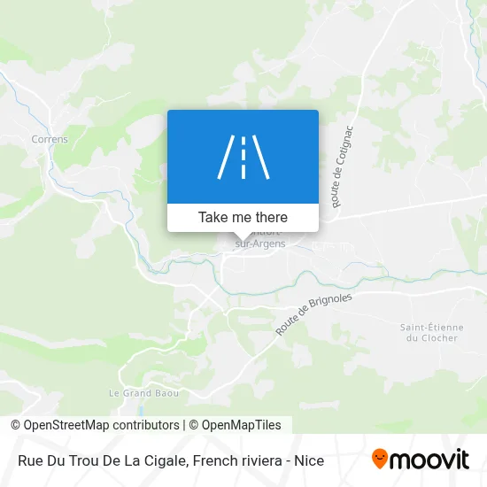 Rue Du Trou De La Cigale map