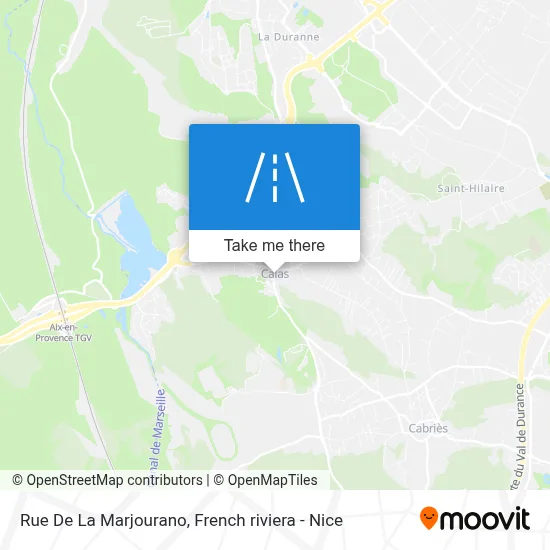Rue De La Marjourano map