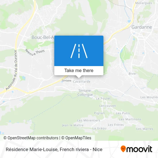 Résidence Marie-Louise map