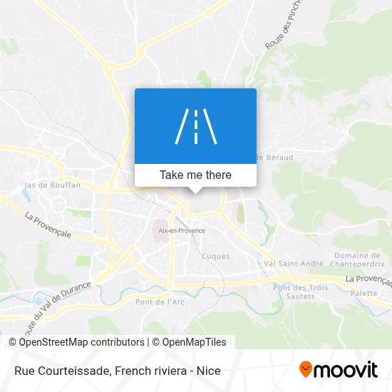 Rue Courteissade map