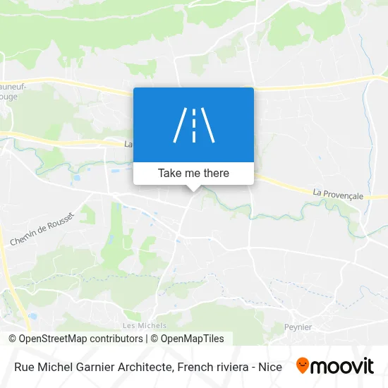 Rue Michel Garnier Architecte map