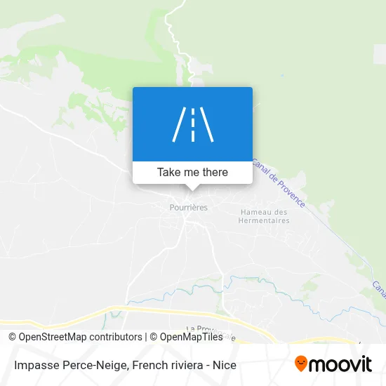 Impasse Perce-Neige map