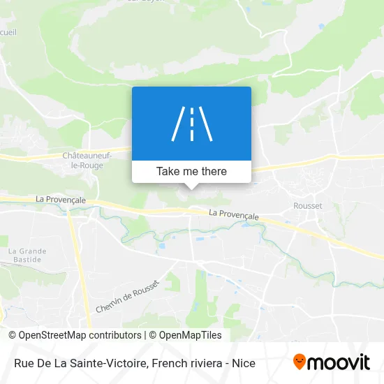 Rue De La Sainte-Victoire map