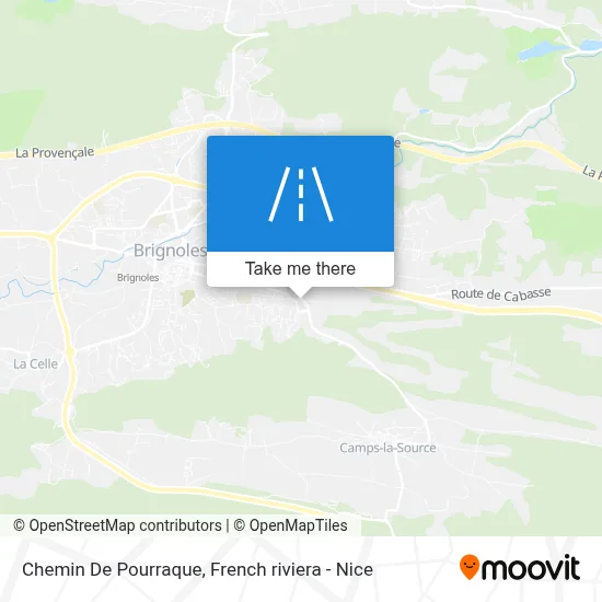 Chemin De Pourraque map