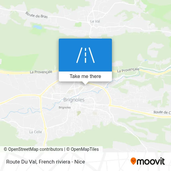 Route Du Val map