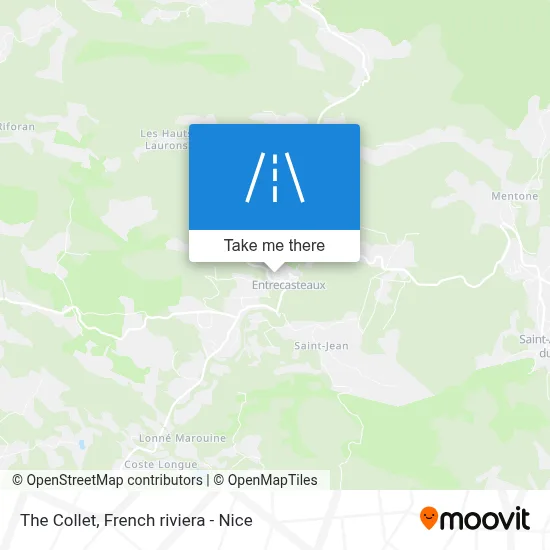 Le Collet map
