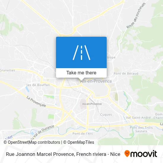 Rue Joannon Marcel Provence map