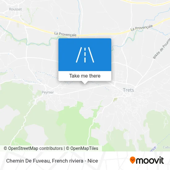 Chemin De Fuveau map