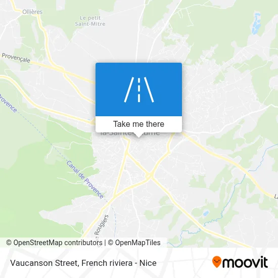 Mapa Rue Vaucanson