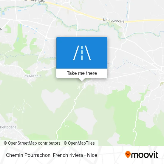 Chemin Pourrachon map