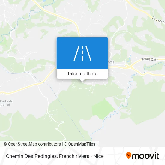 Chemin Des Pedingles map