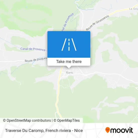 Traverse Du Caromp map
