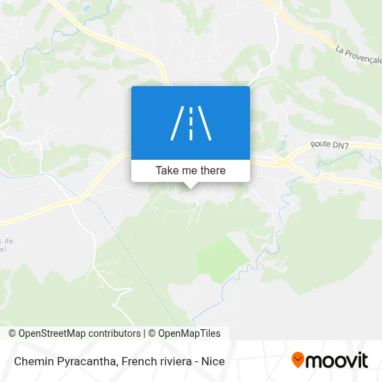 Chemin Pyracantha map