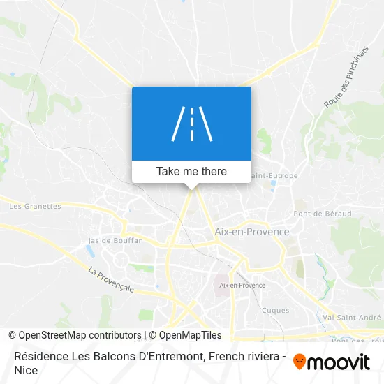 Résidence Les Balcons D'Entremont map