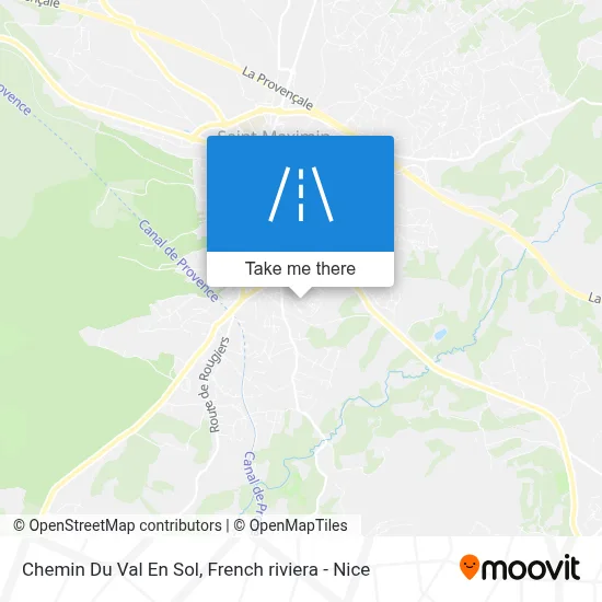 Chemin Du Val En Sol map