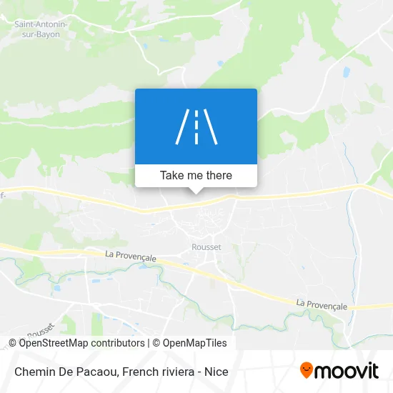 Chemin De Pacaou map