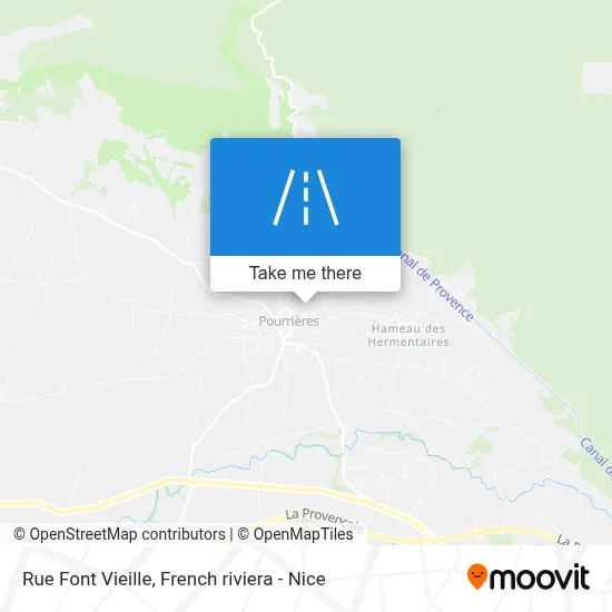 Rue Font Vieille map
