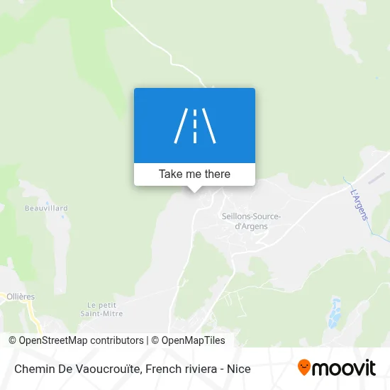 Chemin De Vaoucrouïte map