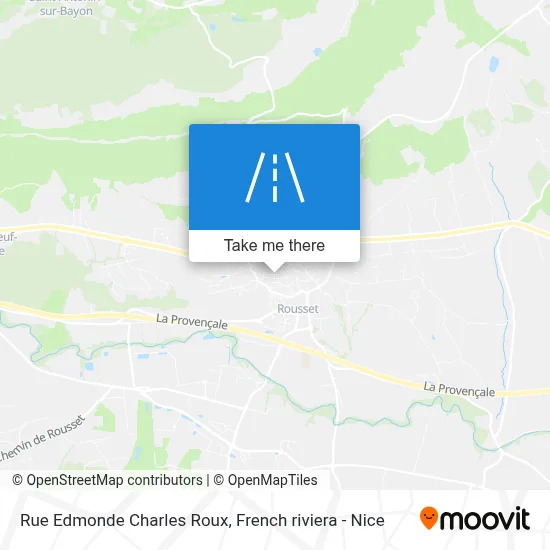 Rue Edmonde Charles Roux map