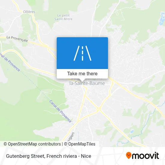Mapa Rue Gutenberg