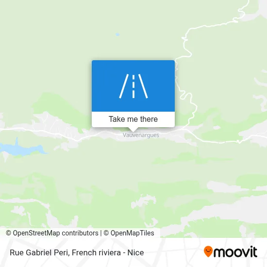 Mapa Rue Gabriel Peri